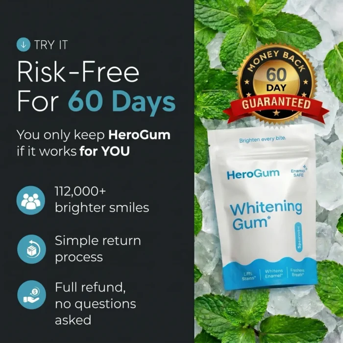 New Maximum Potency Formula – Whitening Gum by HeroGum™ - Image 6