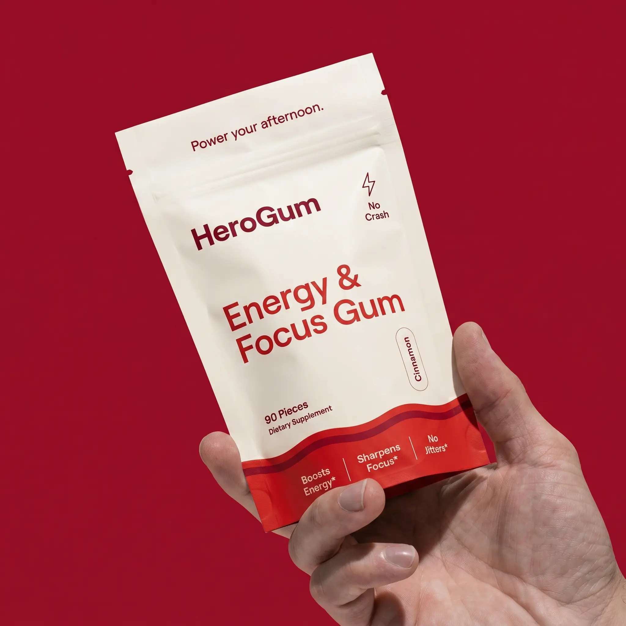 1 New Maximum Potency Formula – Energy & Focus Gum by HeroGum™ - Image 1